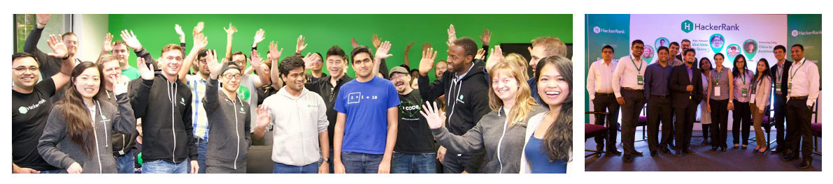 HackerRank team photos