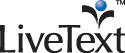 LiveText's logo