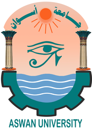 Aswan University's logo