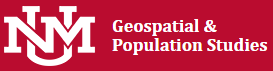 Geospatial and population studies's logo