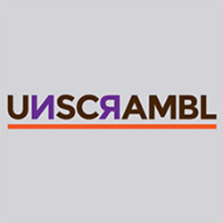 Unscrambl's logo