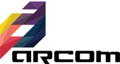 Arcom's logo