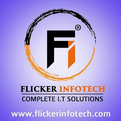 Flicker infotech's logo